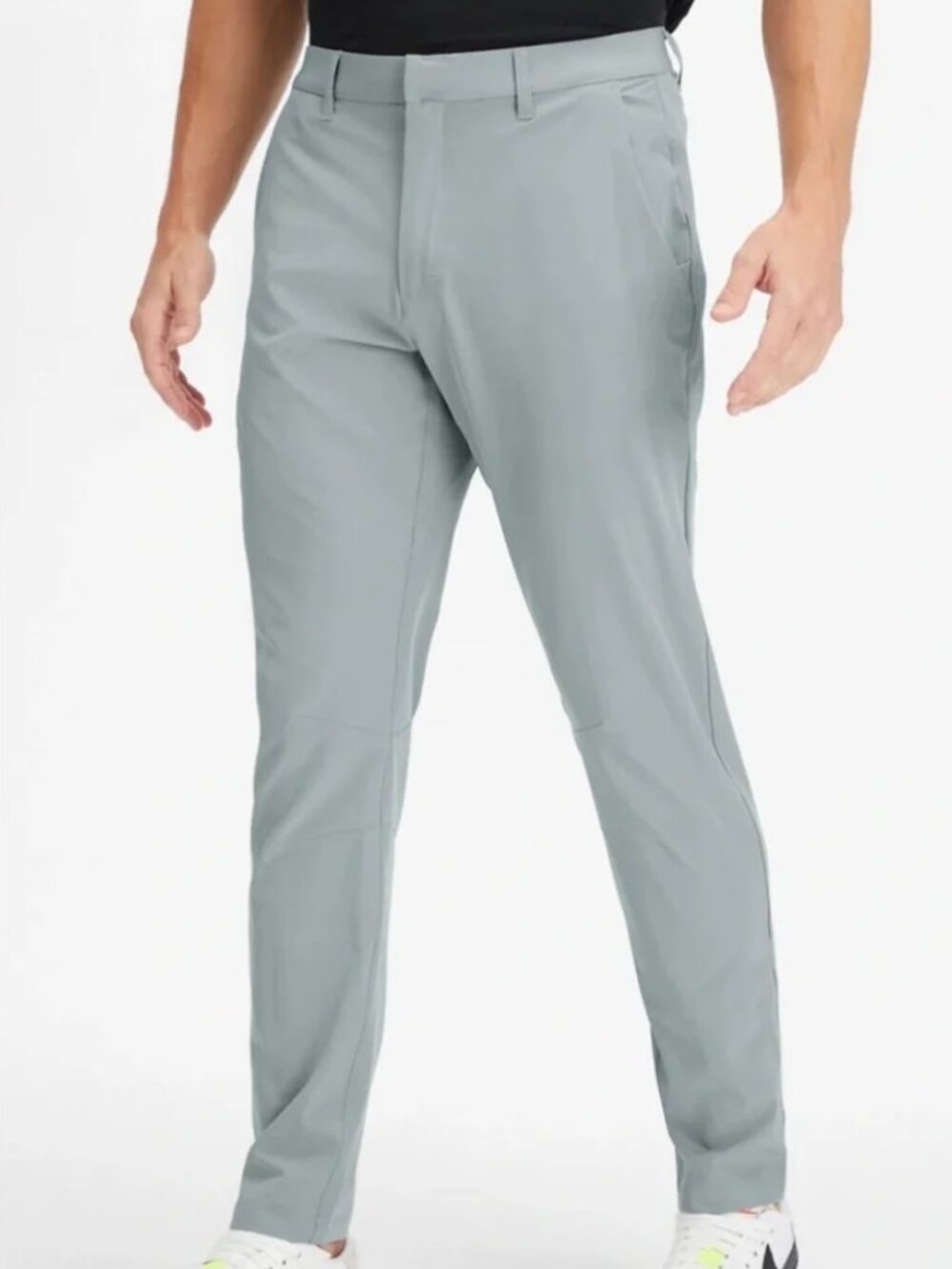 Fabletics The Only Pant Articulated Knee Performance Pants in Gray Size 34